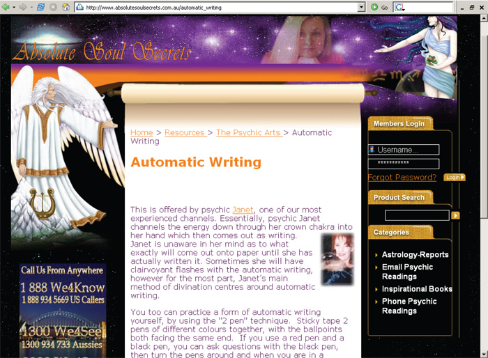 Automatic Writing - Absolute Soul Secrets
